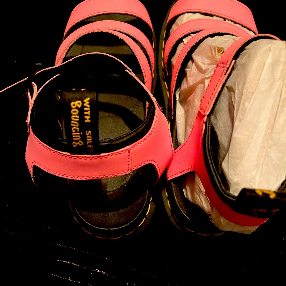 Dt Martin Blane gladiator sandals. Pink Lemonade. Never worn. Airwear size 9